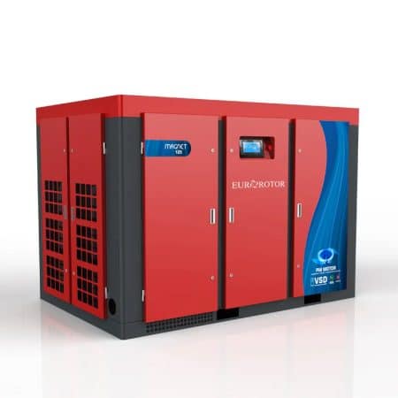 Compresor de tornillo con inverter de 125Cv MAGNET-125